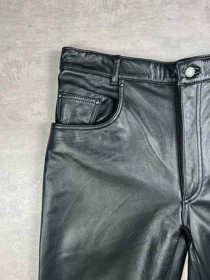 100% Real Leather pants