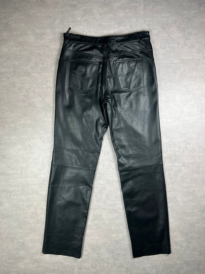 100% Real Leather pants