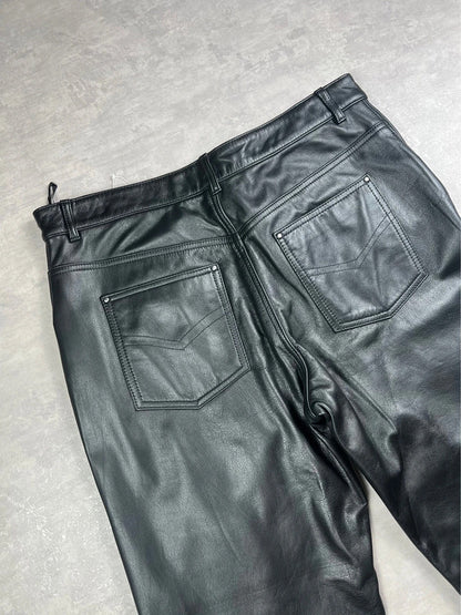 100% Real Leather pants