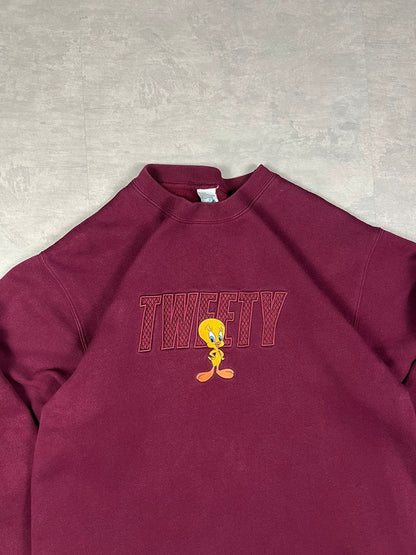 Warner bros embroidered Tweety sweatshirt